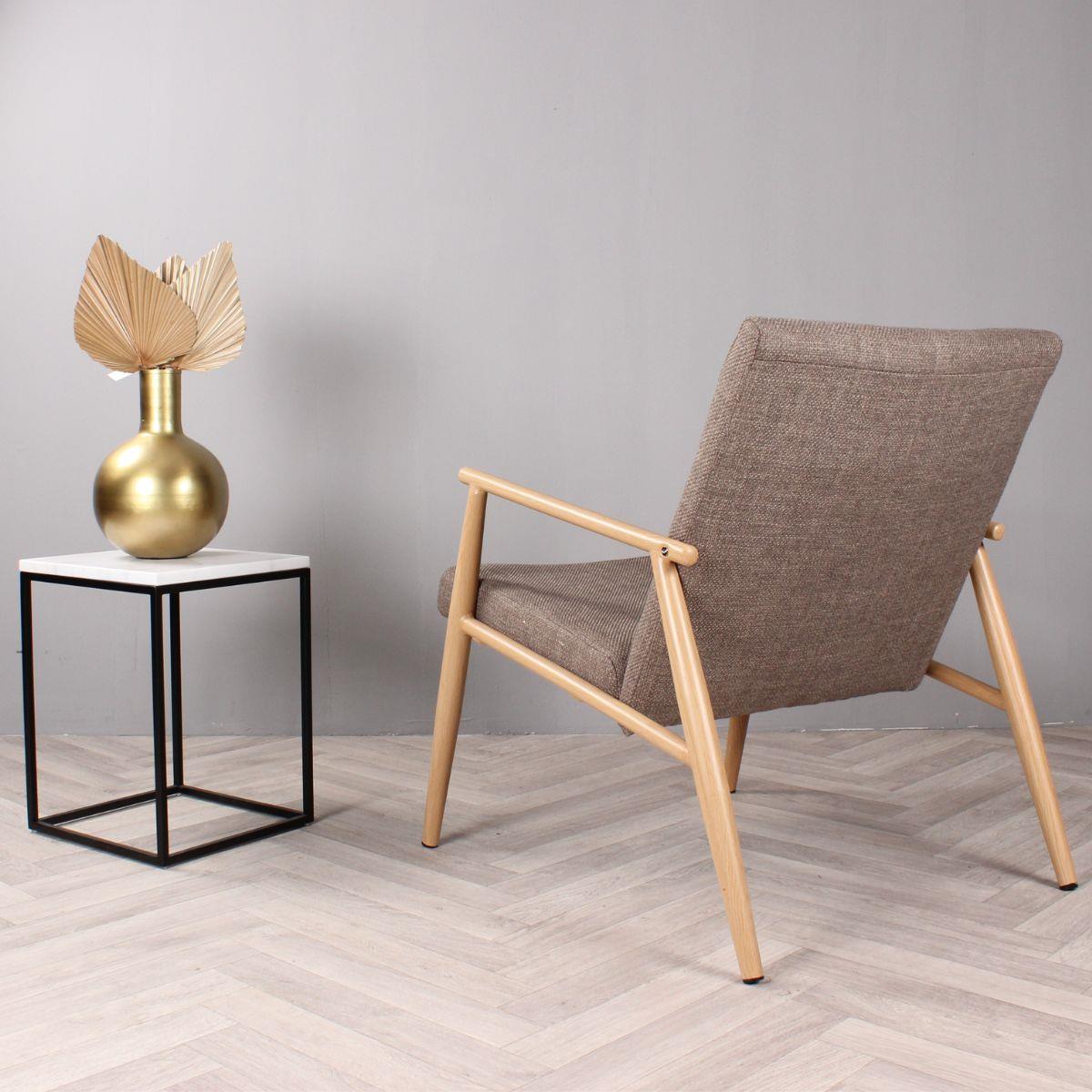 DS4U Daniel fauteuil houten frame - bruin