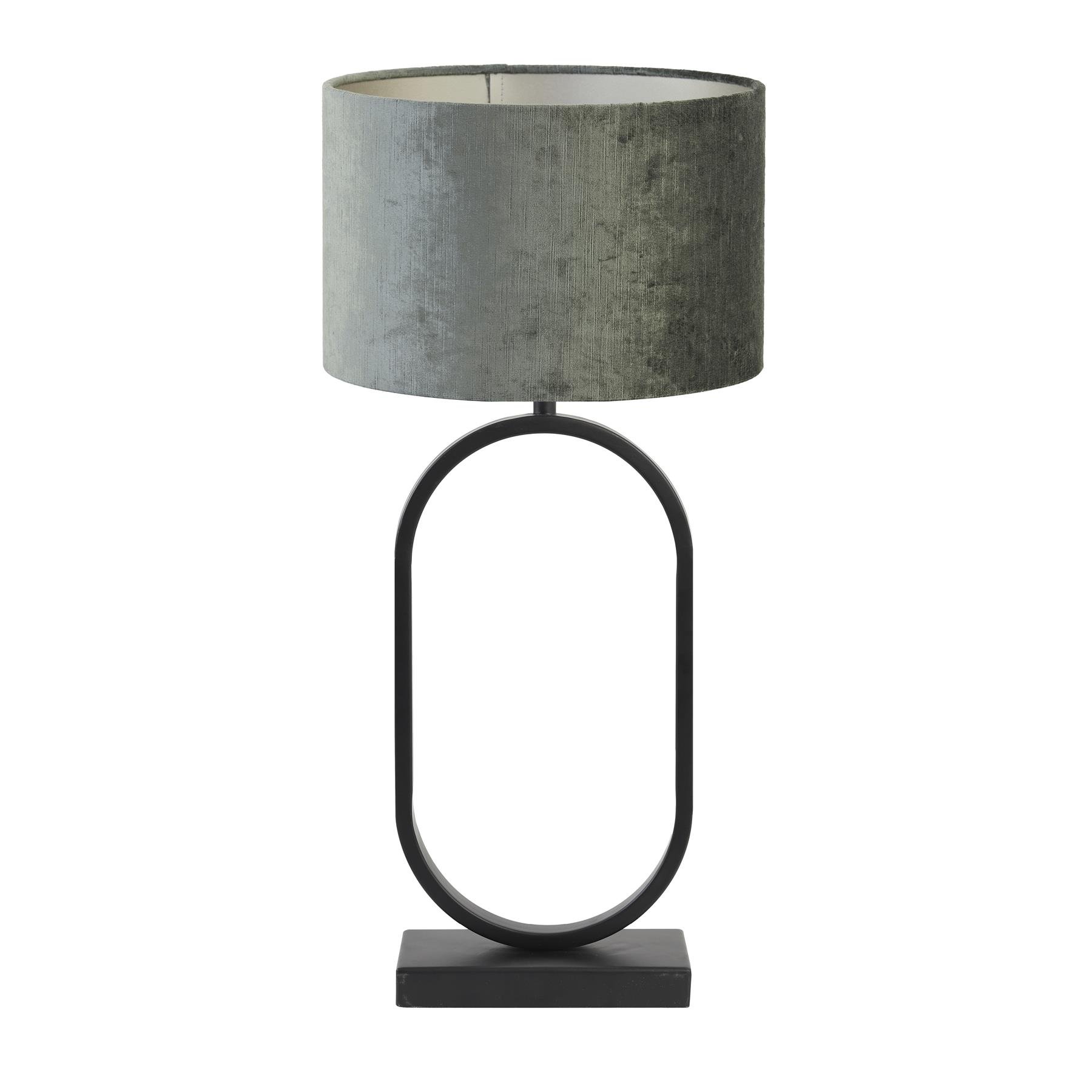 Light & Living Tafellamp Jamiri|Gemstone - Zwart|Antraciet - Ø30x67cm