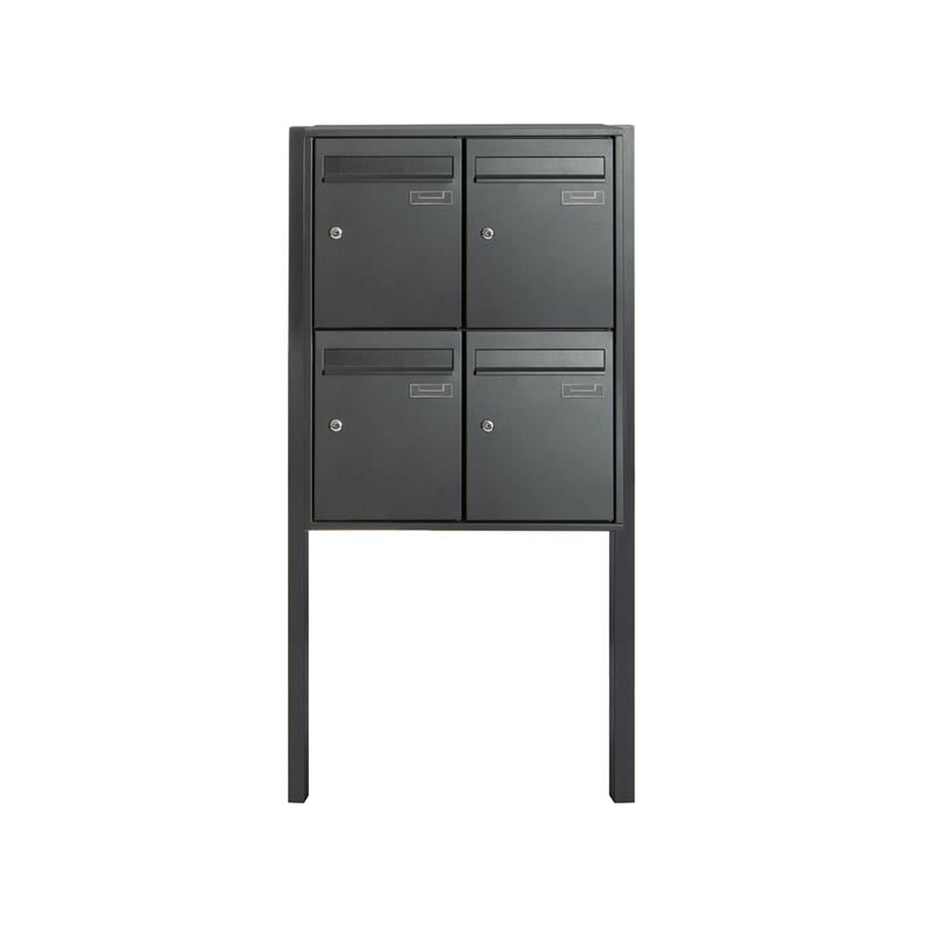Practo Garden - Brievenbussen - Staand - 4 stuks - Gelakt staal -