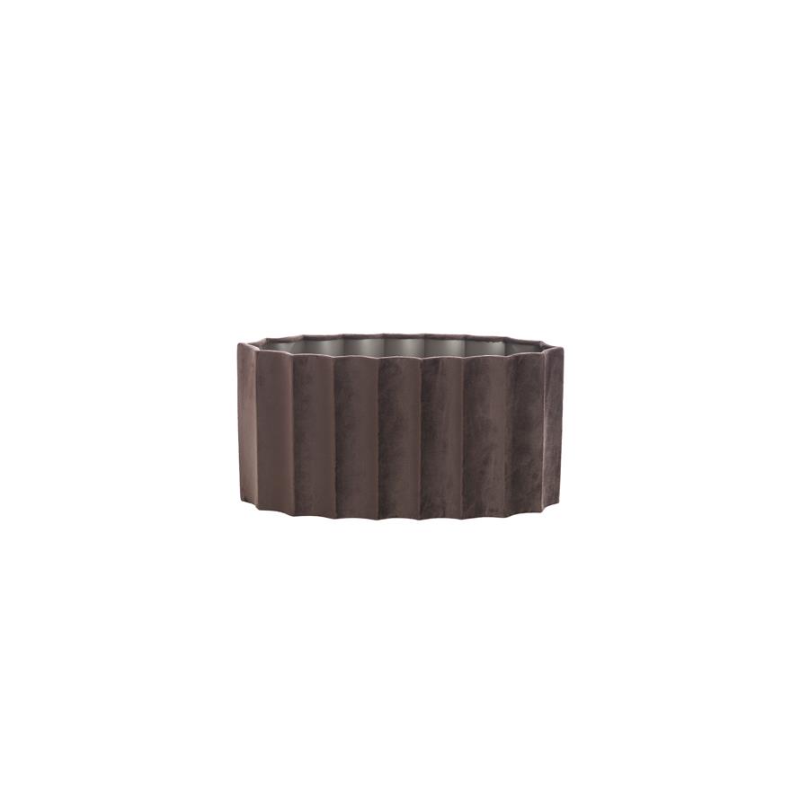 Light&living Kap ovaal recht smal 38-17,5-19 cm DISLI velvet donker...