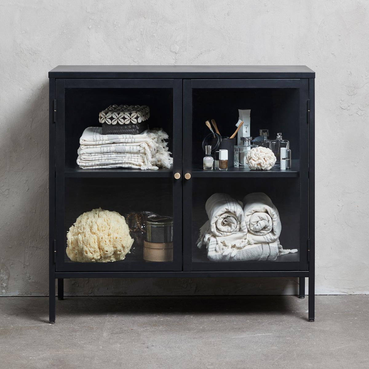 Nordic Home Ragnar dressoir - 90 cm - zwart