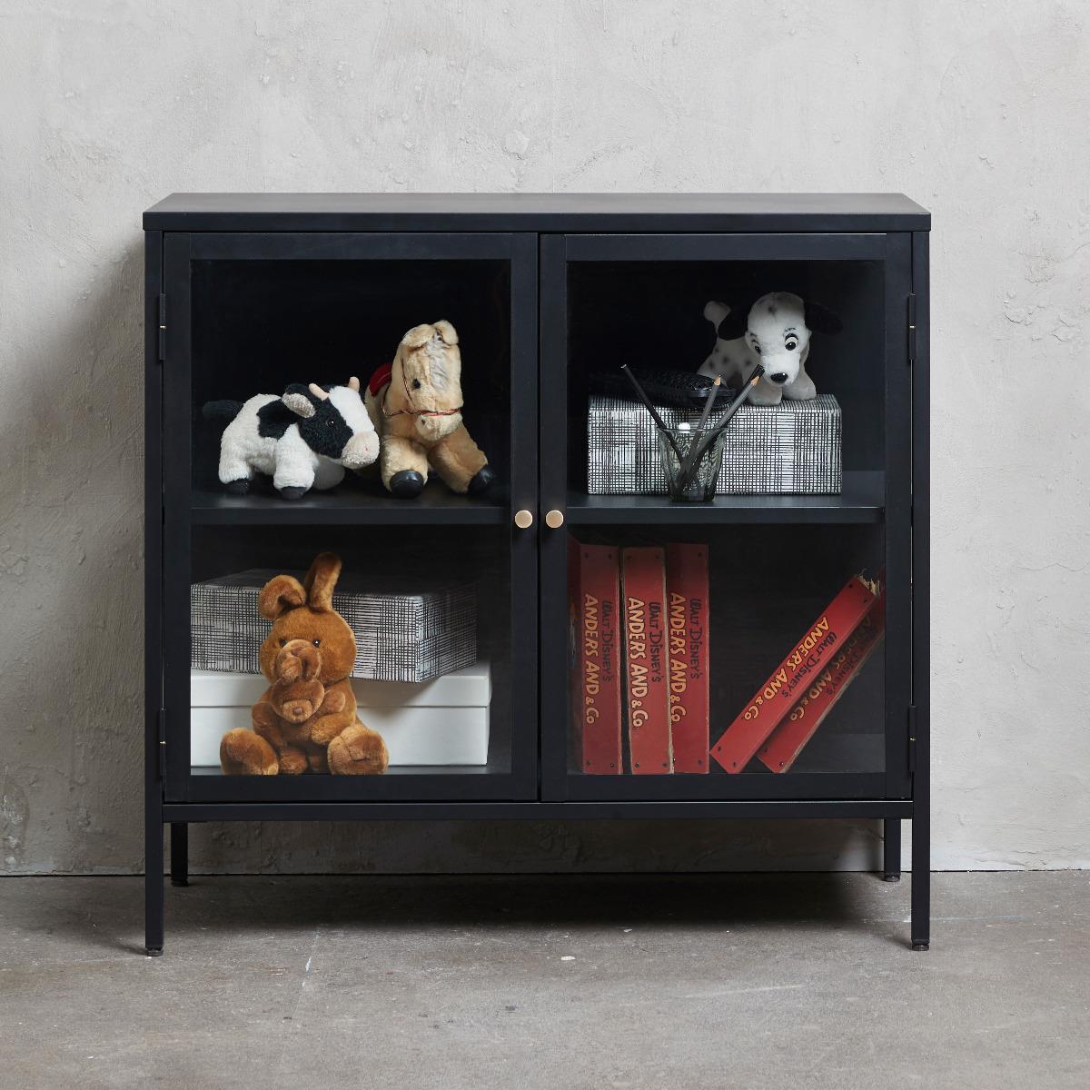 Nordic Home Ragnar dressoir - 90 cm - zwart