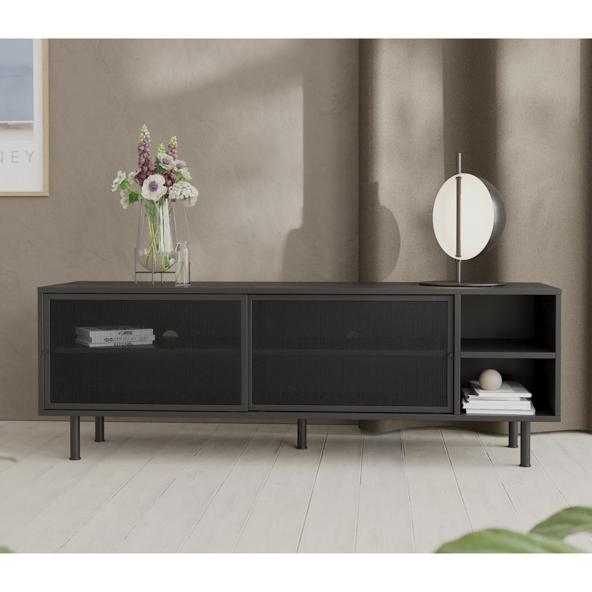 Nordic Home Sadie tv-meubel 160 cm - zwart