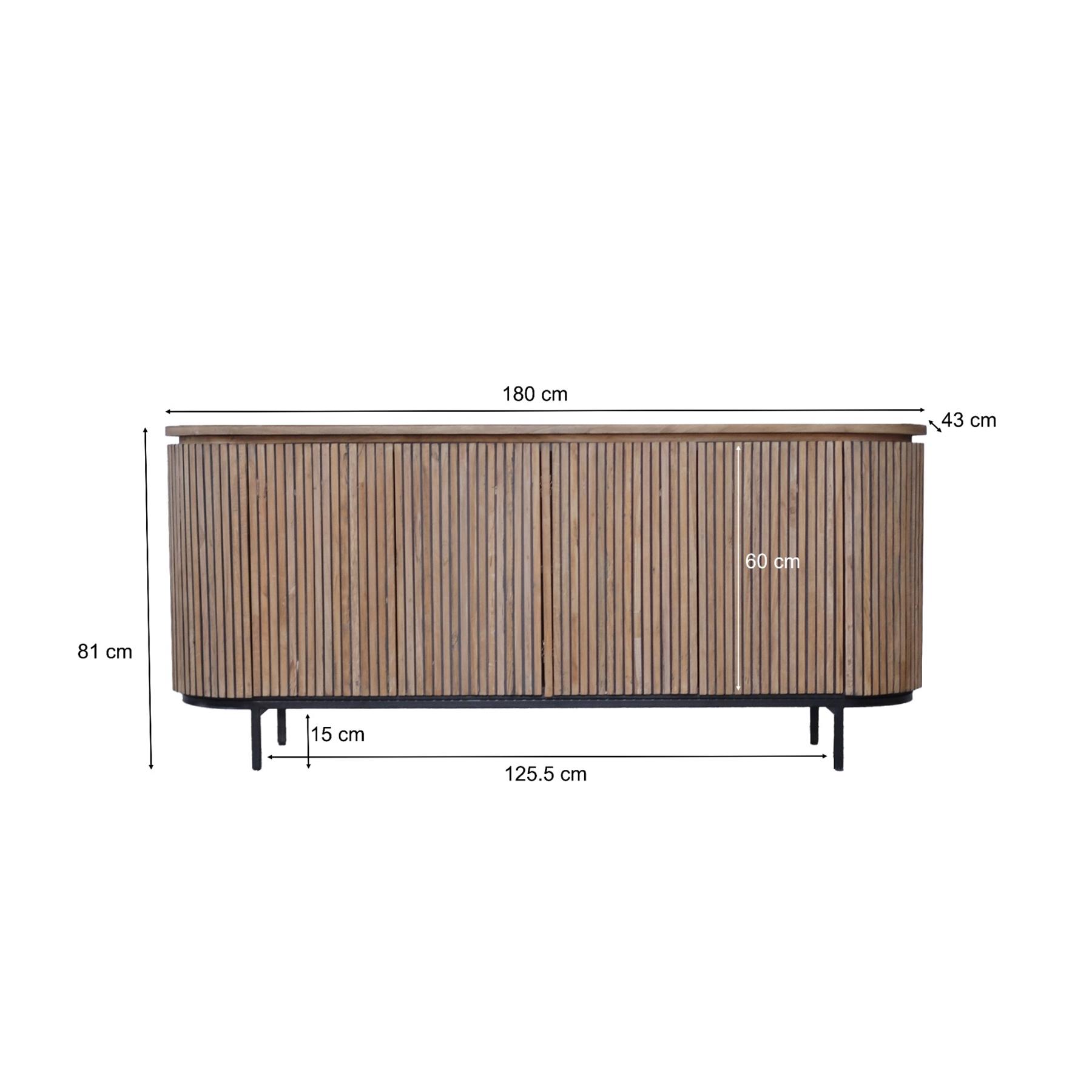 Livingfurn - Dressoir - Lausanne - Teakhout - 180cm