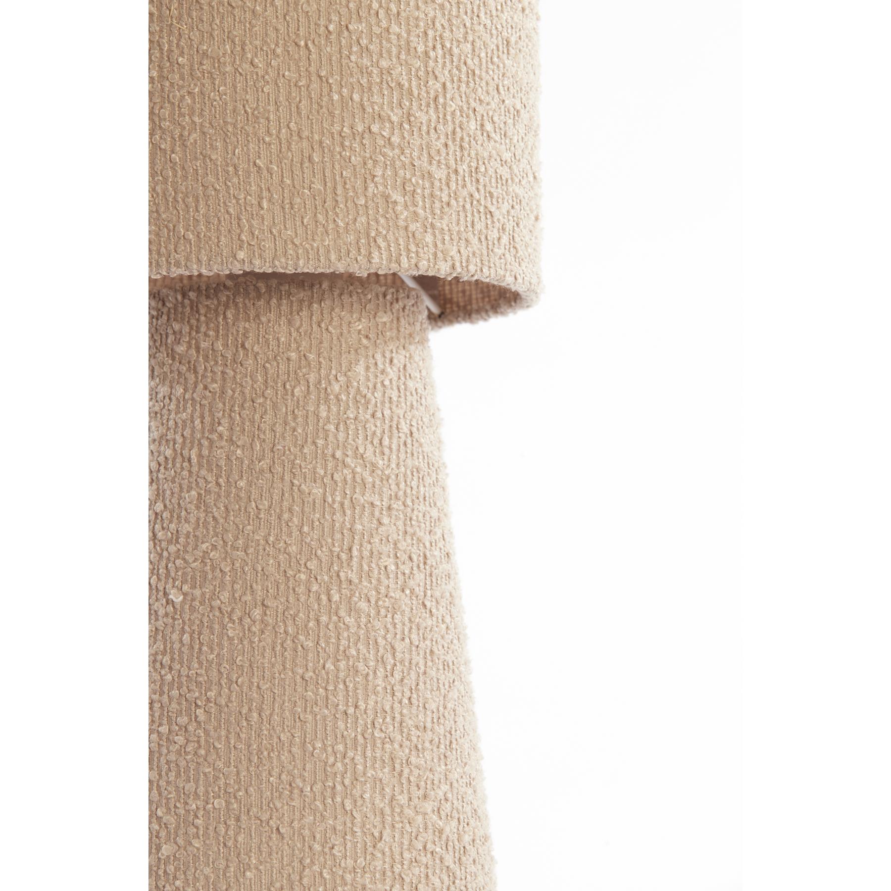Light & Living - Tafellamp MICKY - Ø20x57.5cm - Bruin