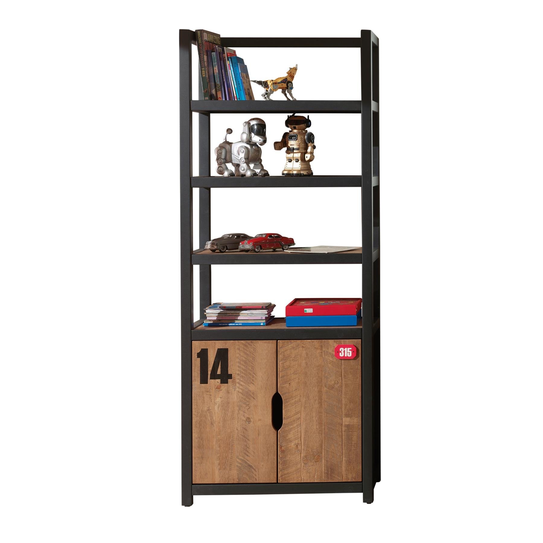 LUCEVI - Boekenkast Serie Alex - 80x40x200 CM