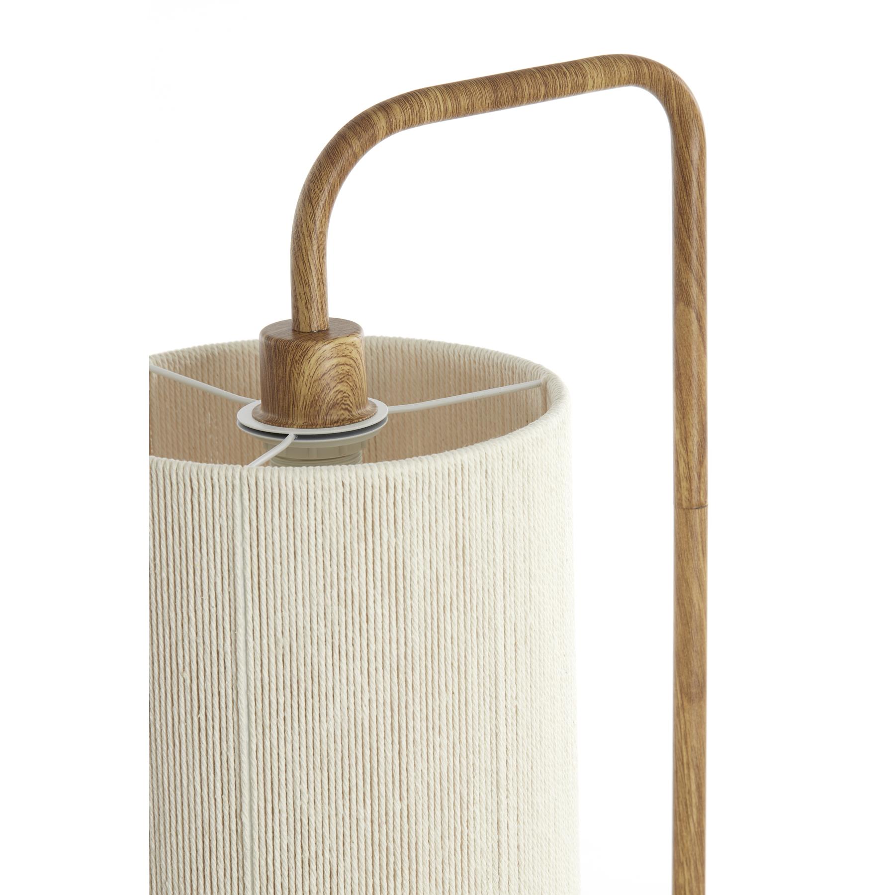 Light&living Vloerlamp 33,5x28x155 cm DONIO hout print naturel+touw...
