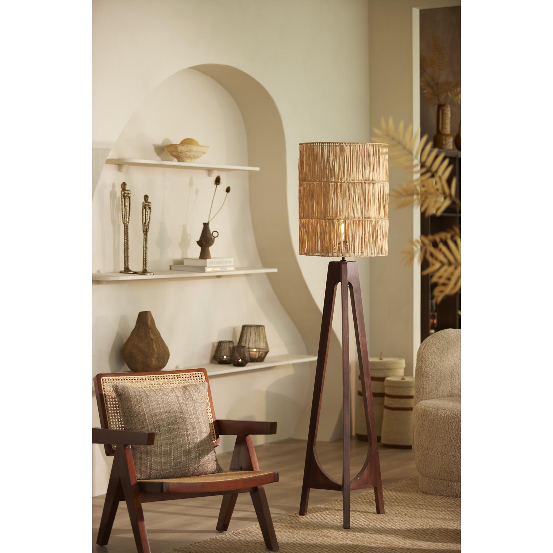 Light & Living - Lampenkap LANZANO - Ø40x50cm - Bruin