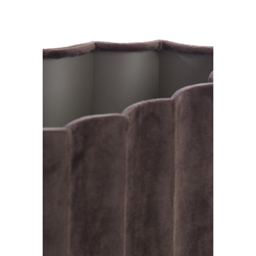 Light&living Kap ovaal recht smal 38-17,5-19 cm DISLI velvet donker...