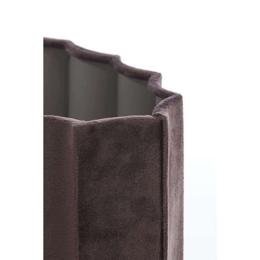 Light&living Kap ovaal recht smal 38-17,5-19 cm DISLI velvet donker...
