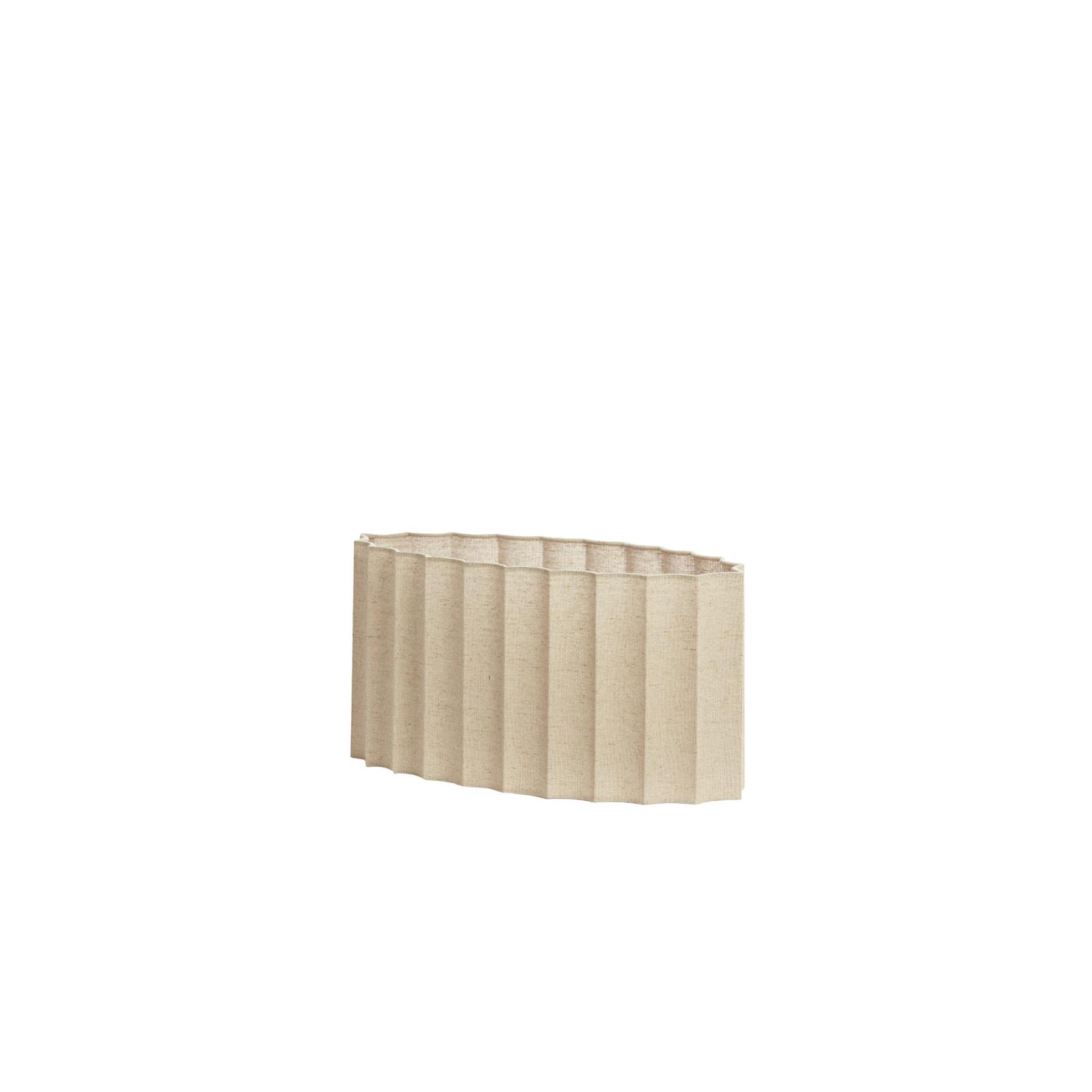 Light&living Kap ovaal recht smal 45-21-22 cm DISLI naturel