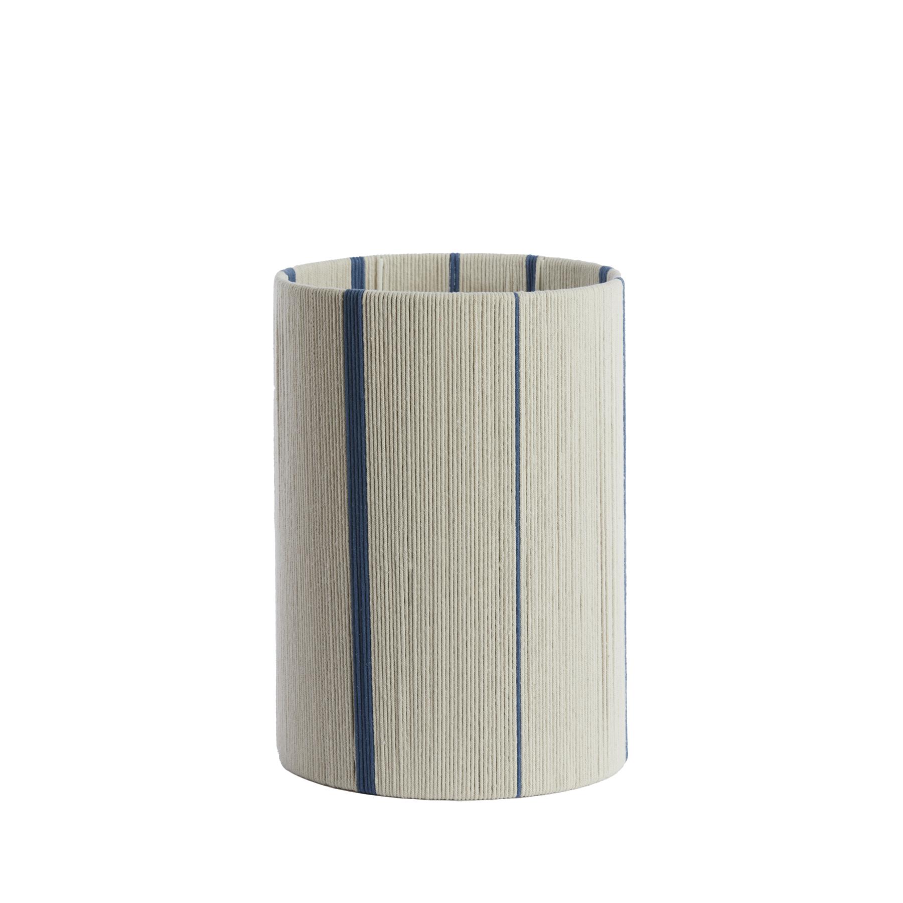 Light & Living Light&living Kap cilinder 25-25-36 cm MEDAN crème+blauw
