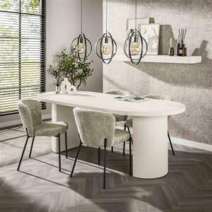 Hoyz Collection - Eetkamertafel Arch Stone 215x90cm - Marmer Composiet