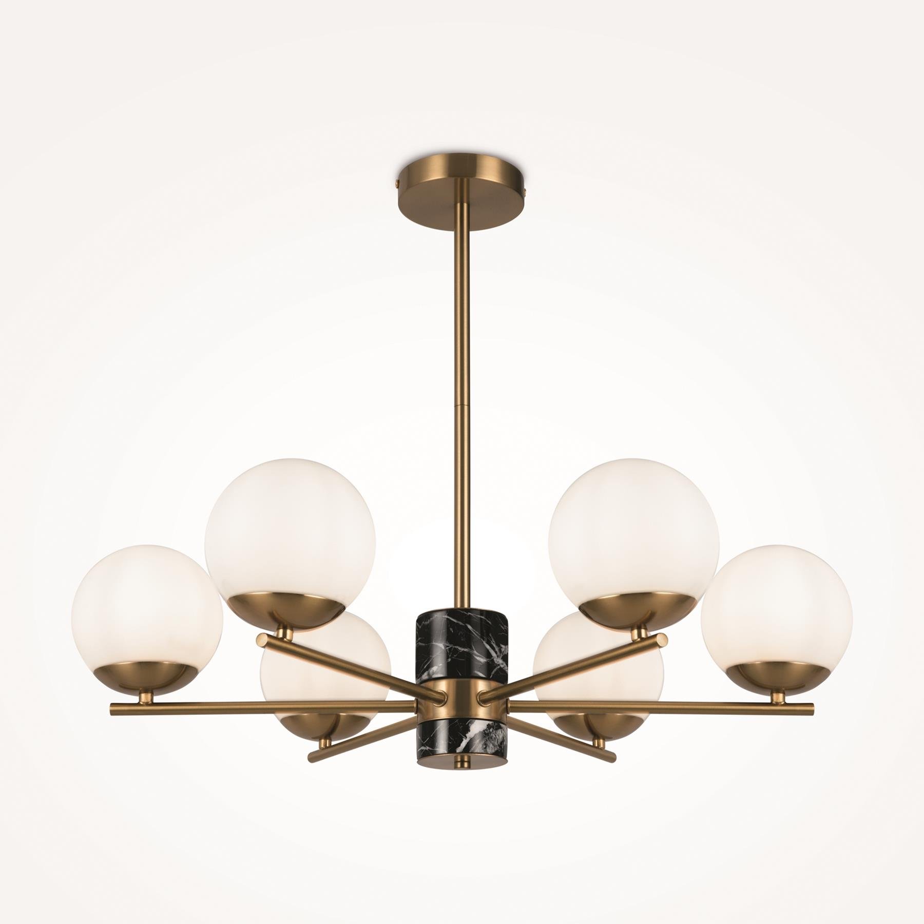 Maytoni - Hanglamp Marble - Messing - Ø67