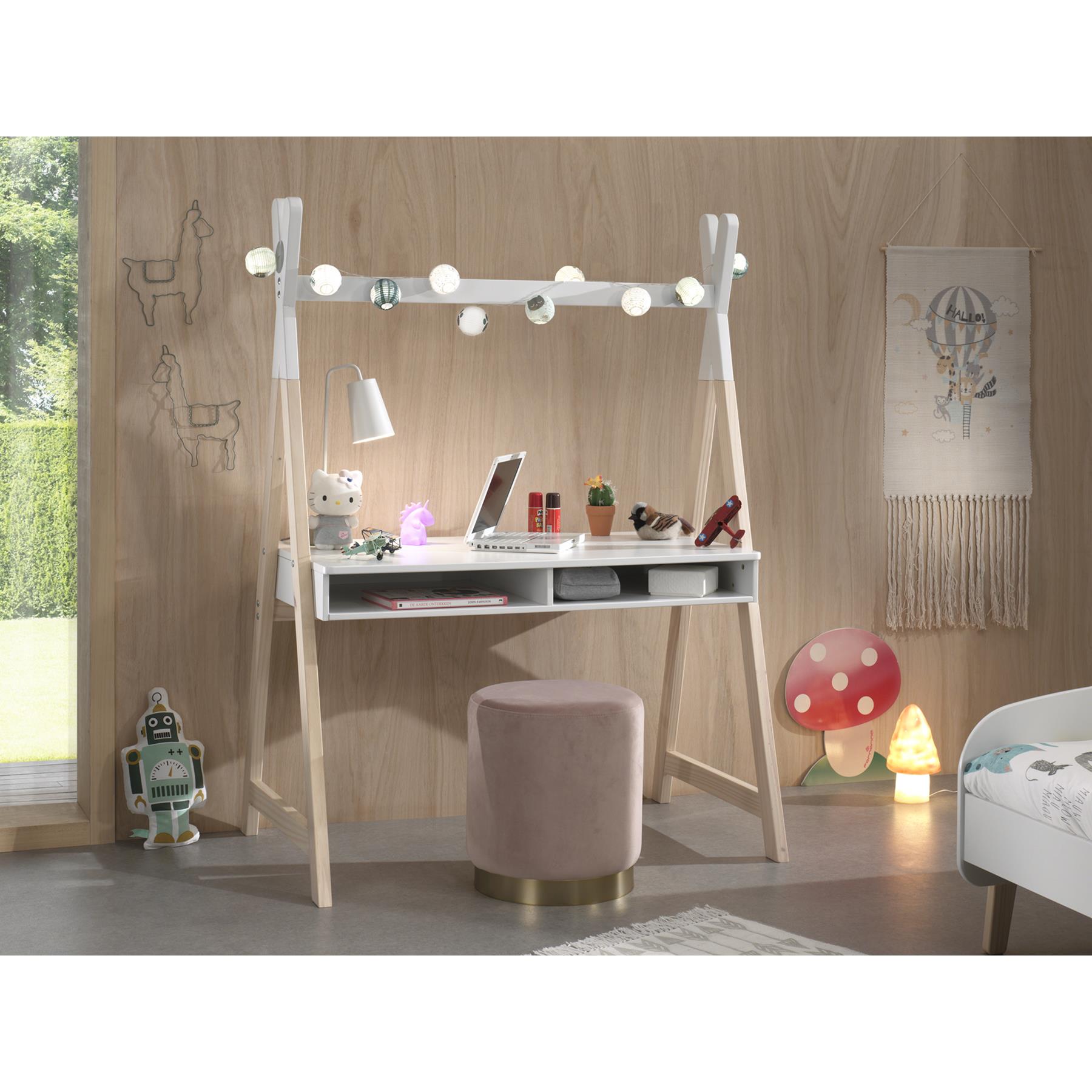 LUCEVI - Kiddy Kinder Bureau Tipi -  116x74,80 CM