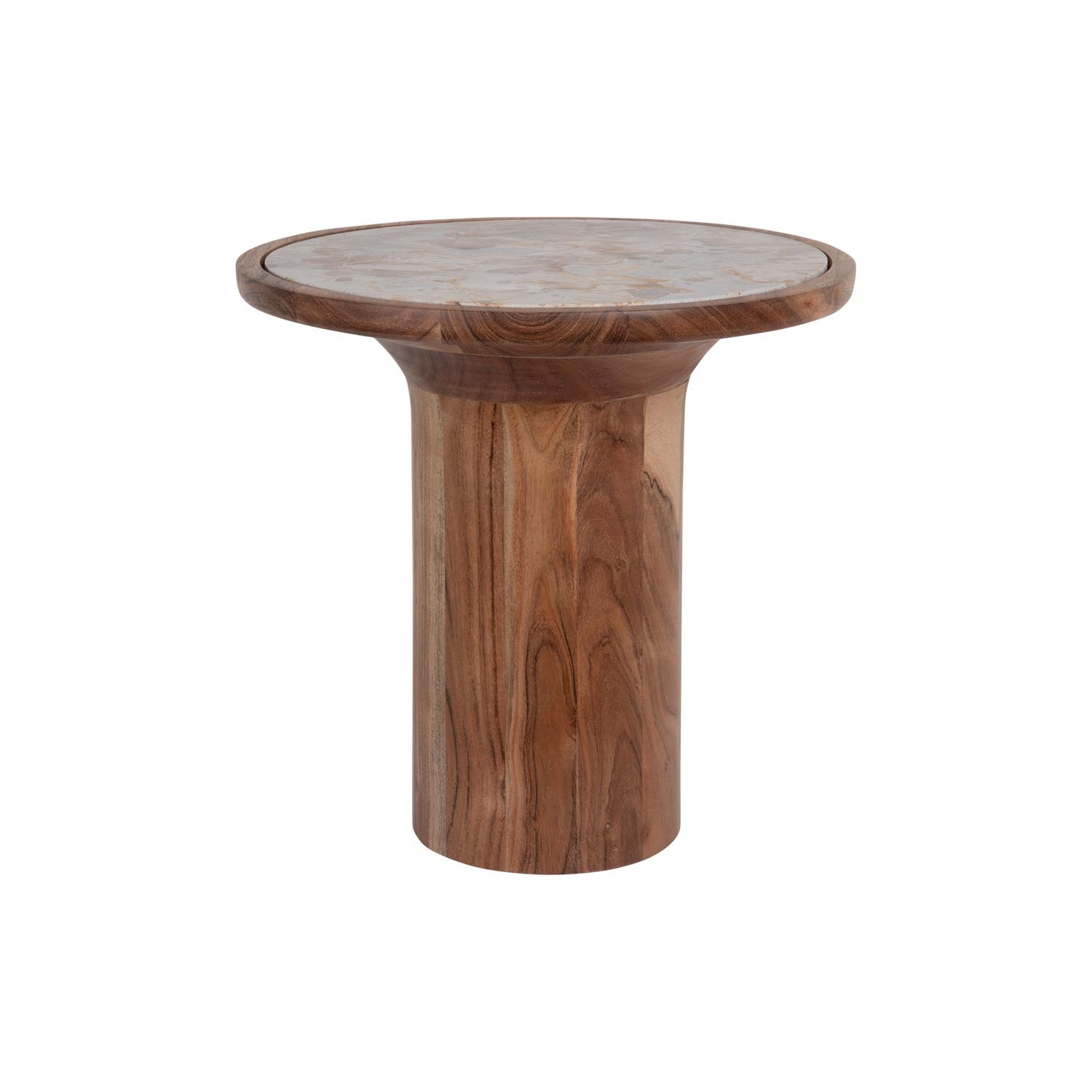 Leitmotiv - Bijzettafel Tubo High - Bruin