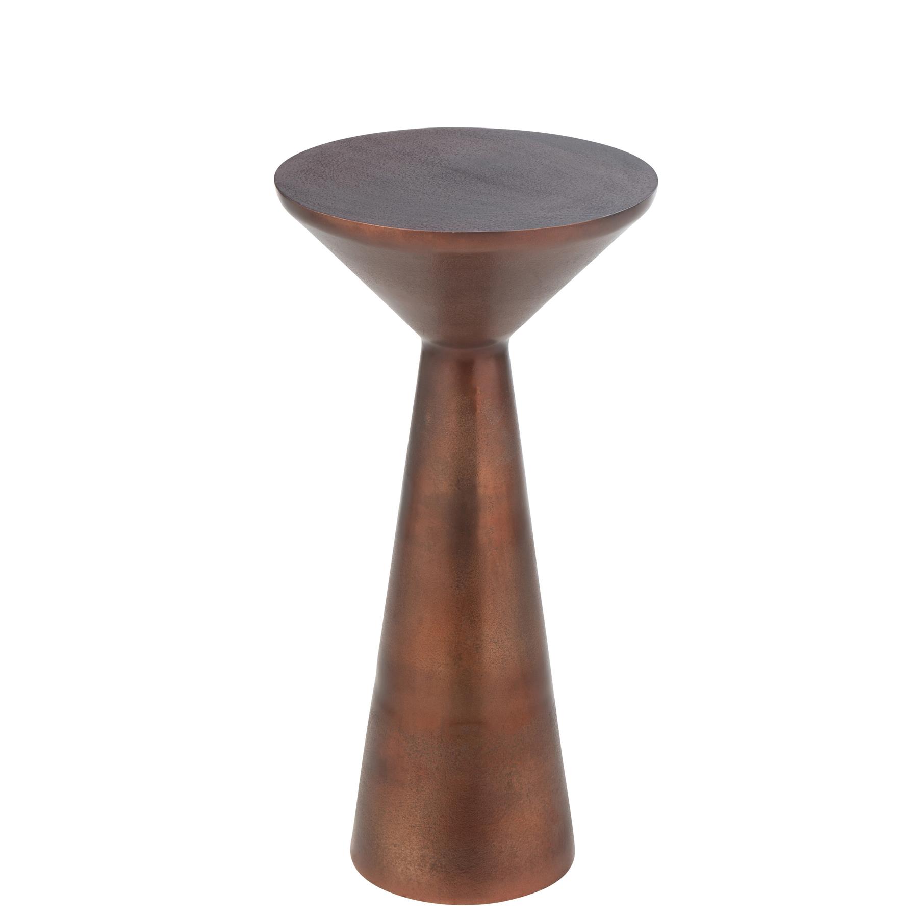 J-line - Tafel Tri Aluminium Brons - 33x33x64cm