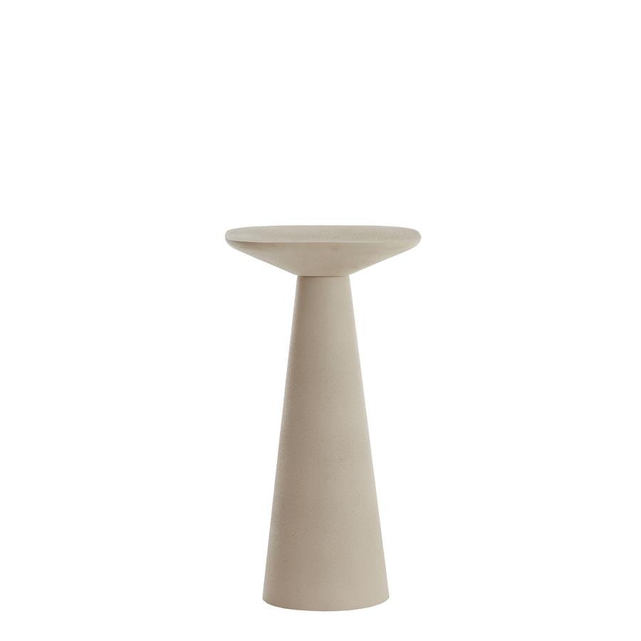 Light & Living Light&living Bijzettafel 28x28x53 cm ABALA mat crème