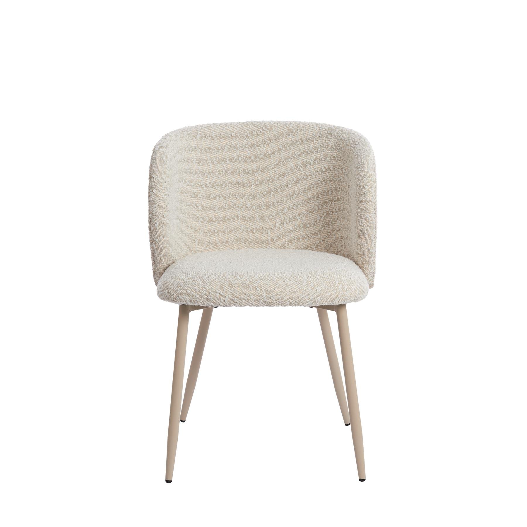 Light & Living - Eetkamerstoel ELYNA - 56x55x79cm - Wit - Set van 2