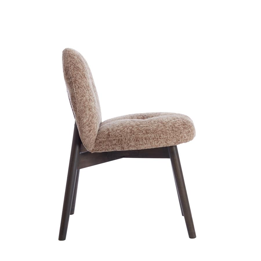 Light & Living - Eetkamerstoel SINOSA - 59x50x83cm - Bruin - Set van 2