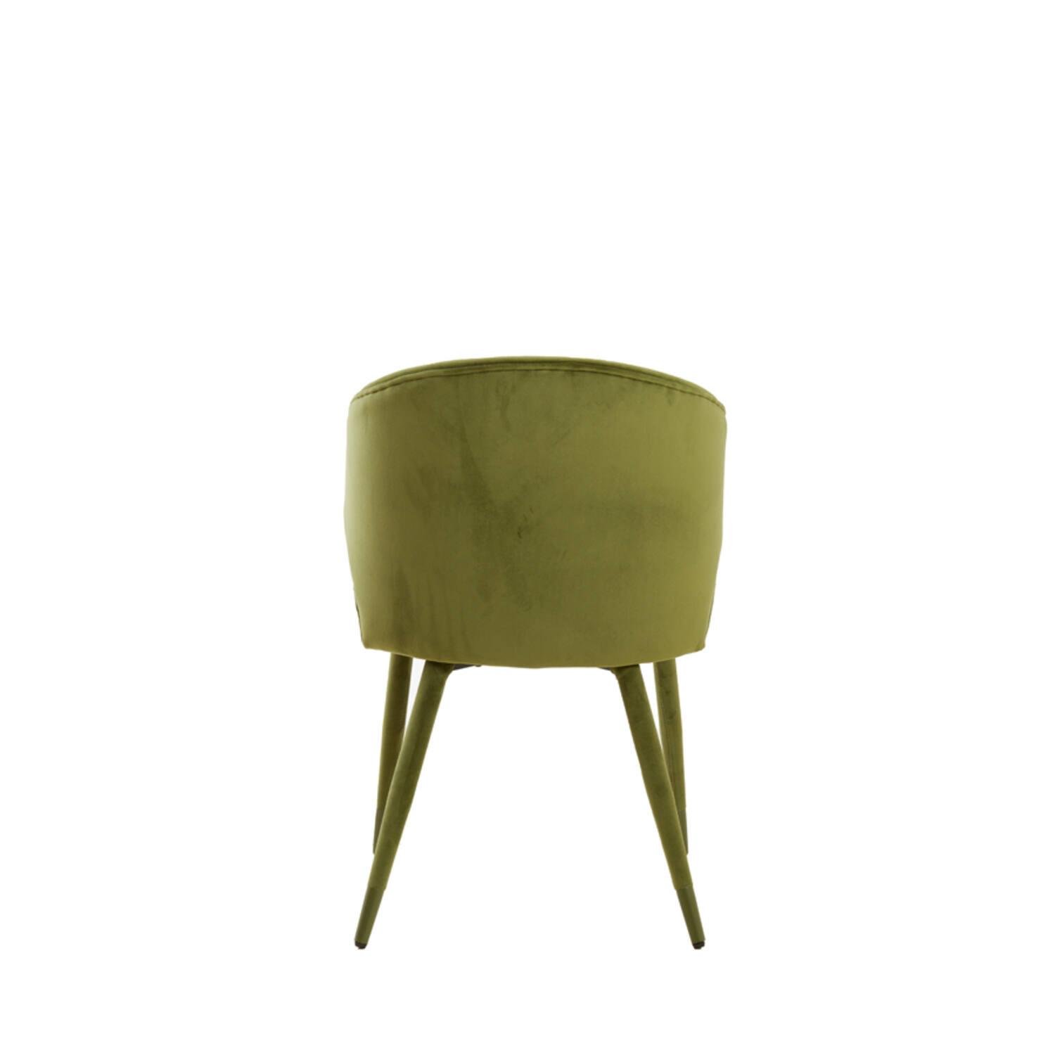 Light & Living - Eetkamerstoel KOSAKA - 79x57x53cm - Groen - Set van 2