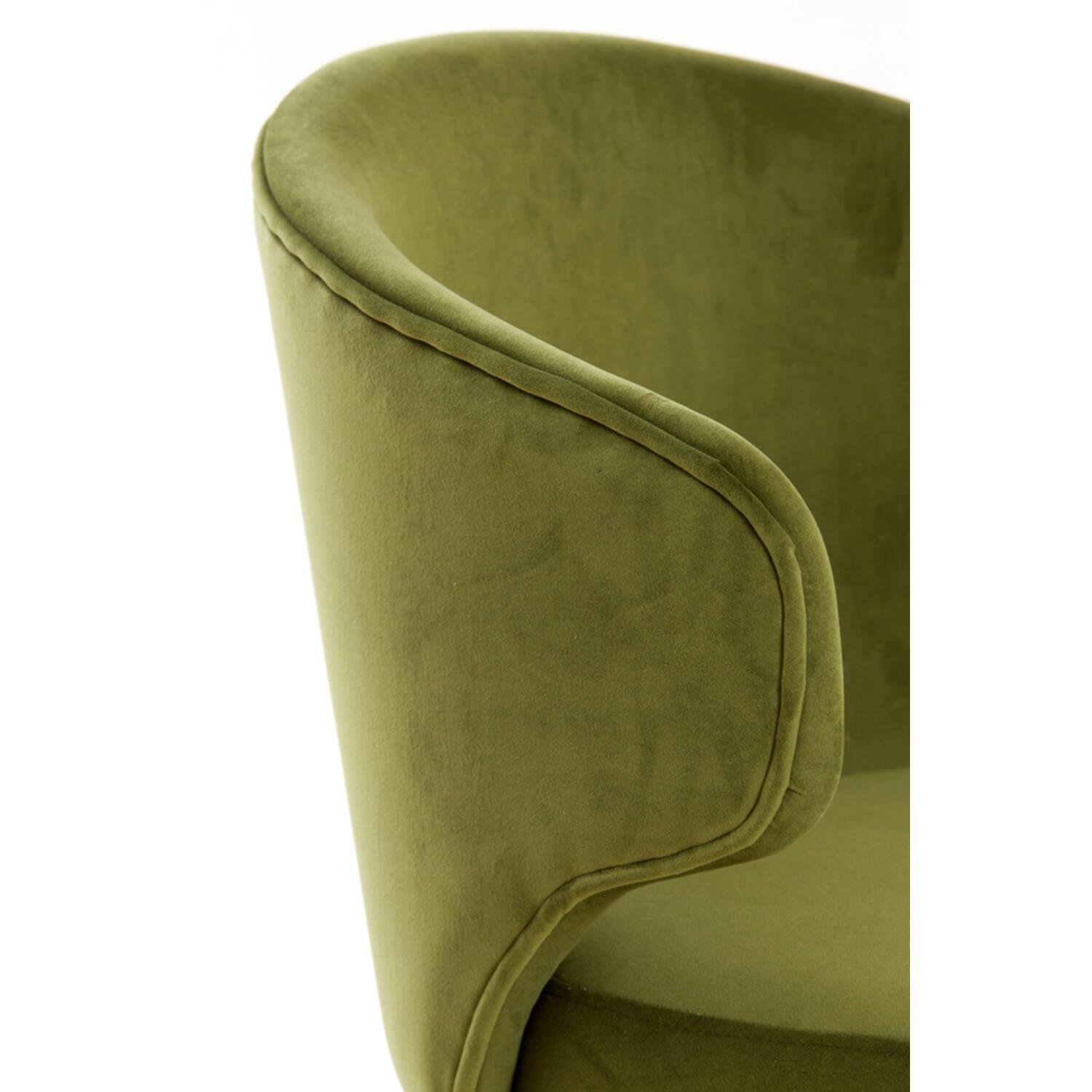 Light & Living - Eetkamerstoel KOSAKA - 79x57x53cm - Groen - Set van 2