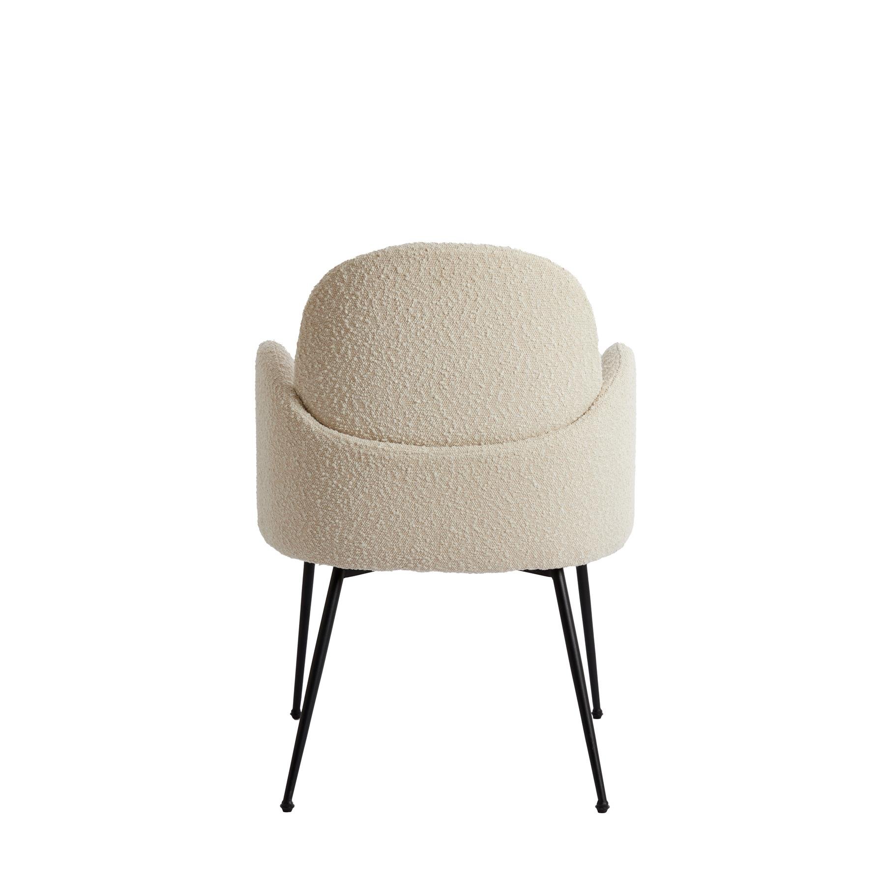 Light & Living - Eetkamerstoel CHIBA - 59x62x86cm - Wit - Set van 2
