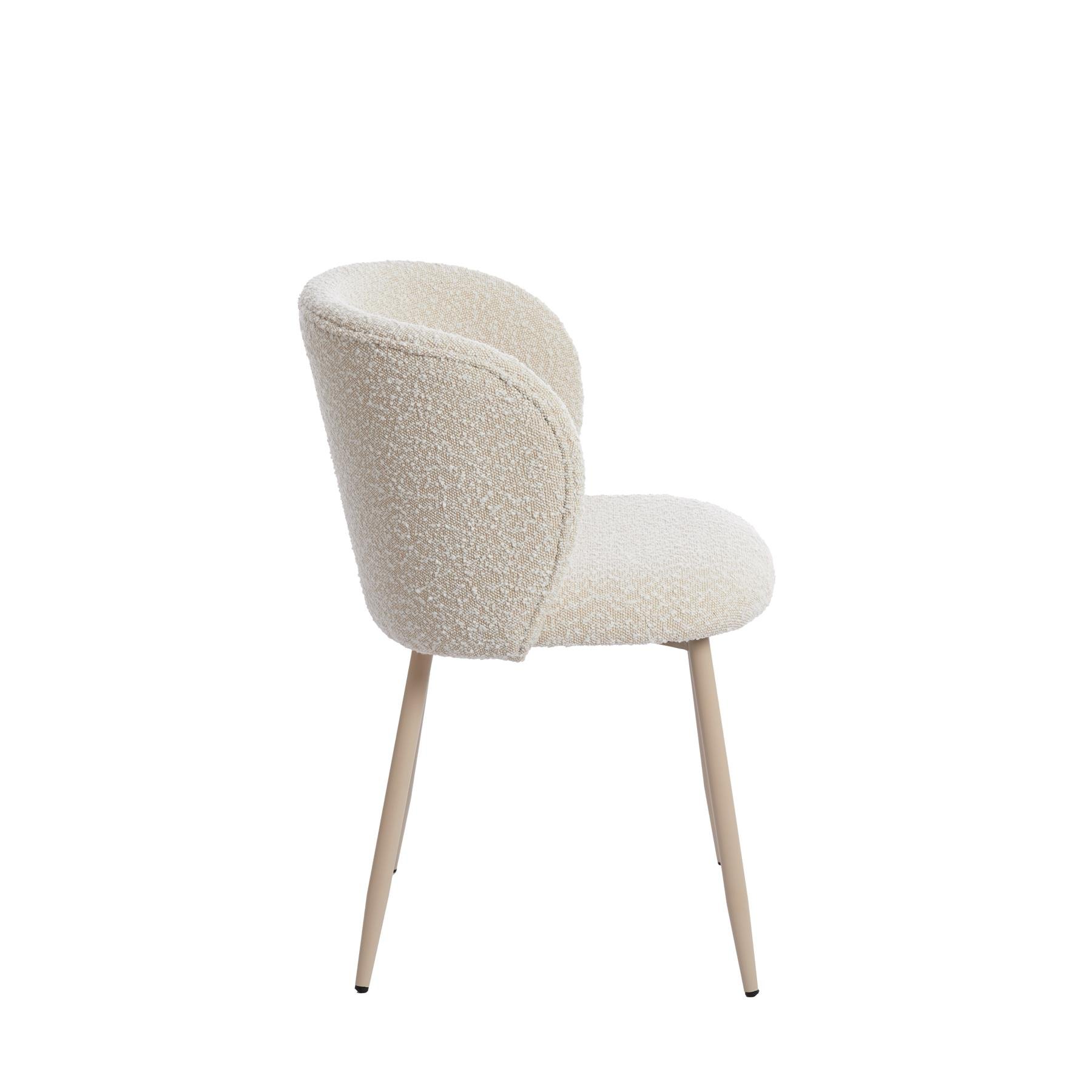 Light & Living - Eetkamerstoel ELYNA - 56x55x79cm - Wit - Set van 2