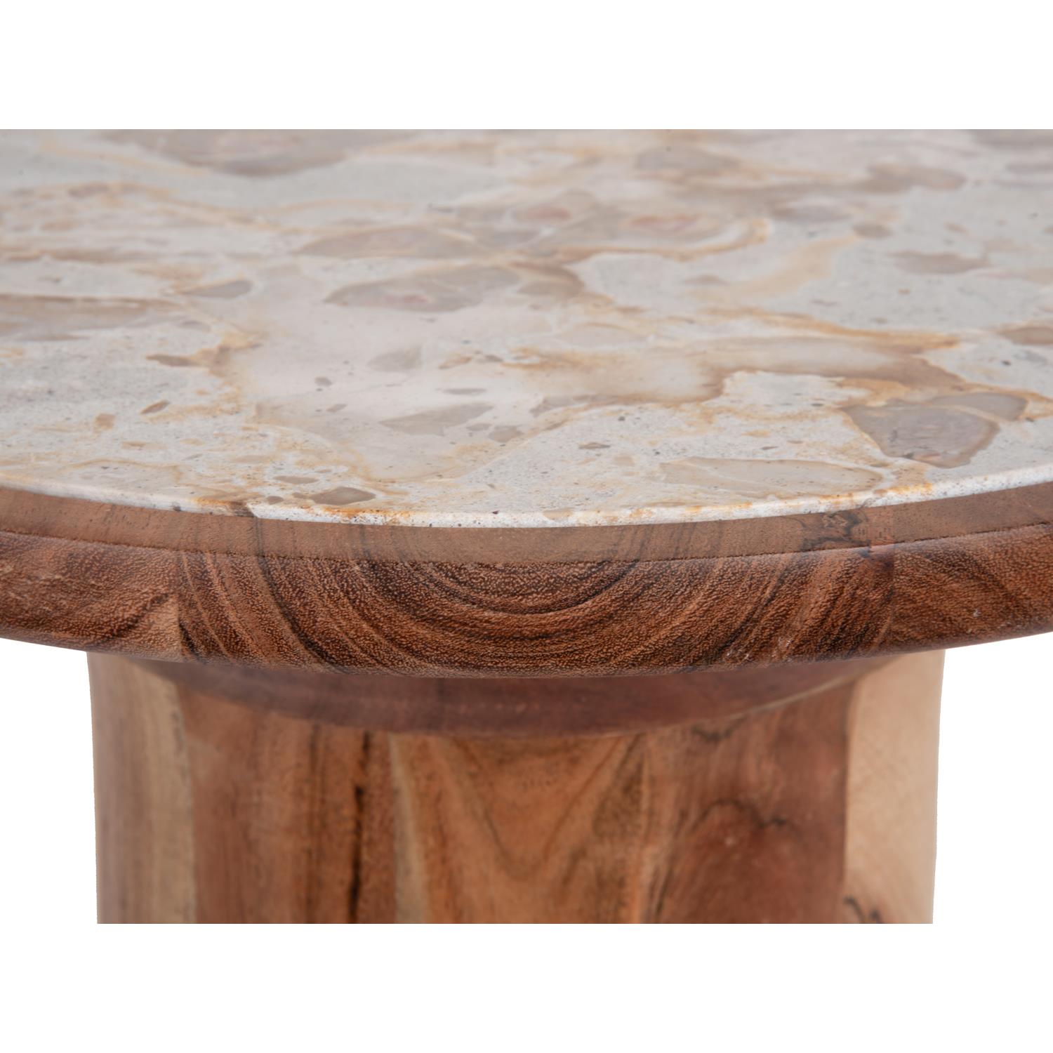 Leitmotiv - Bijzettafel Tubo High - Bruin