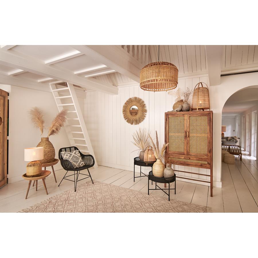 Light & Living - Bijzettafel COLON - Ø56x48cm - Bruin - Set van 2