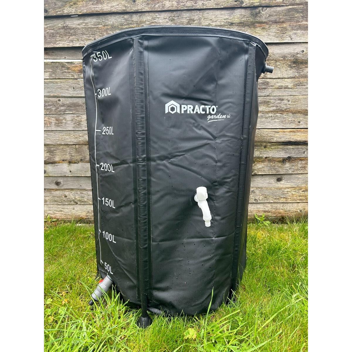 Practo Garden - Opvouwbare regenton - 350 liter - Inclusief kraantje -