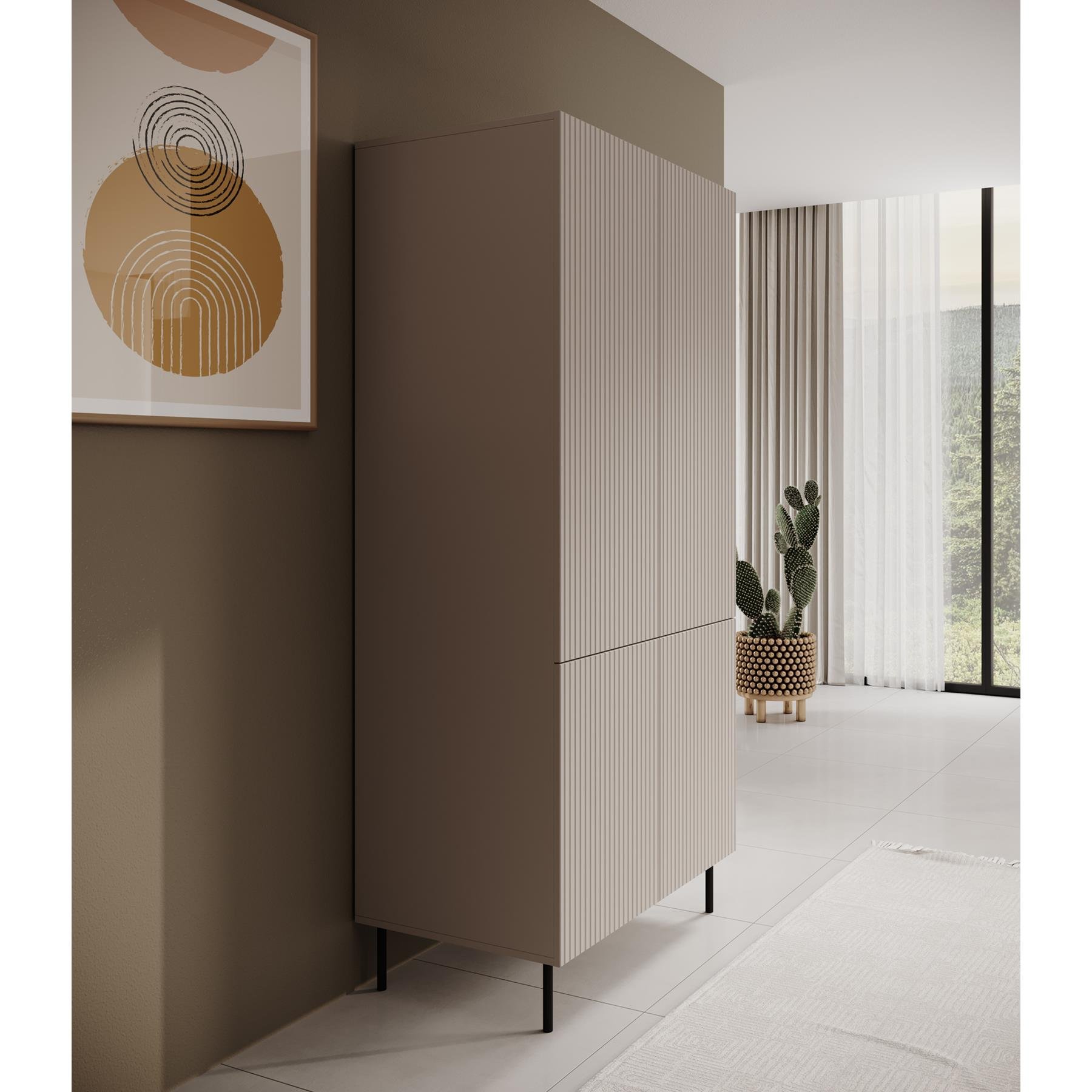 Meubella Kledingkast Alex - Beige - 90 cm