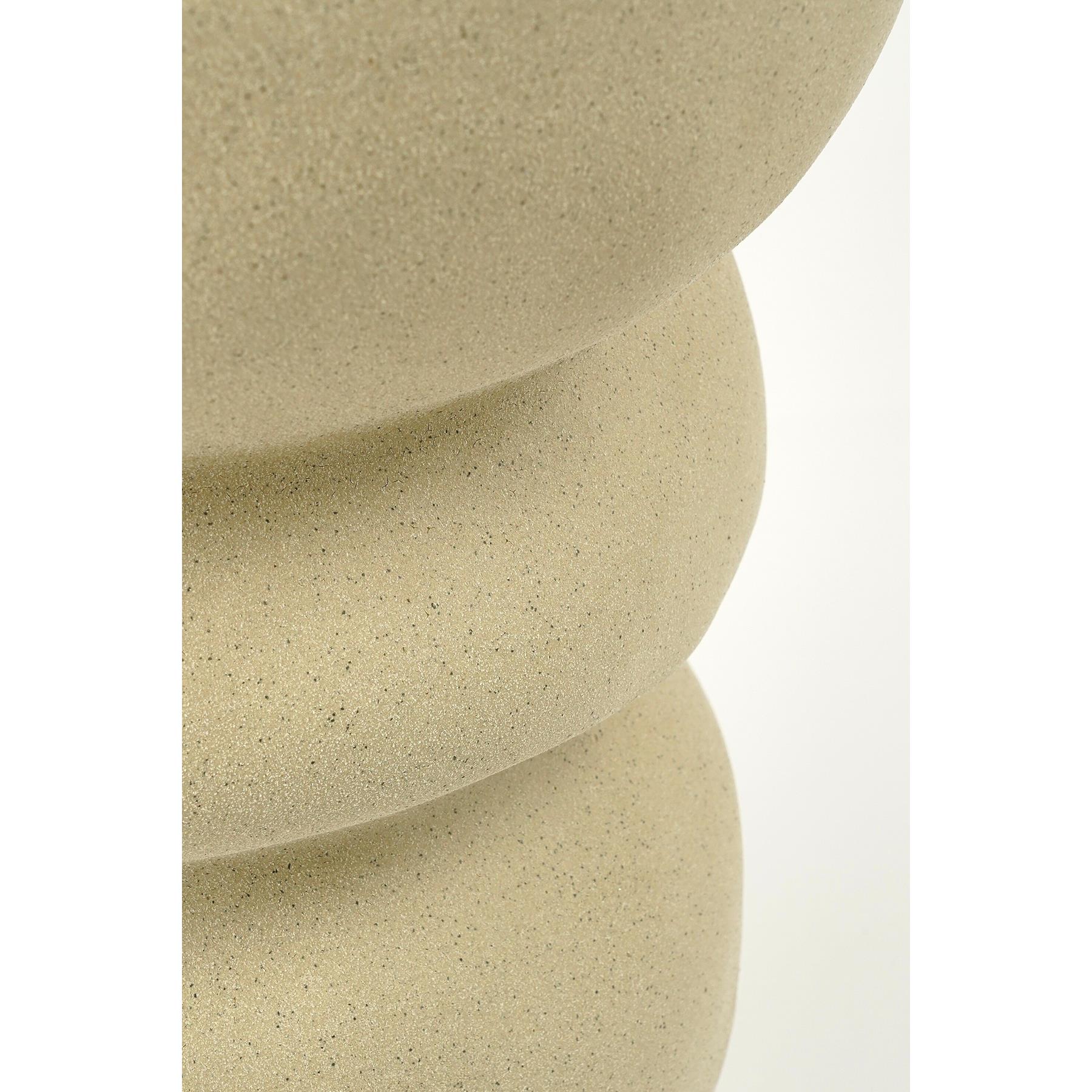 Mica Decorations Screw Bijzettafel - L29 x B29 x H41 cm - Beige