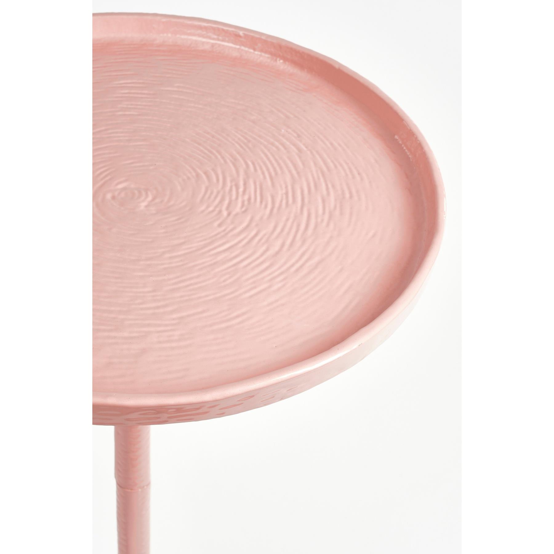 Mica Decorations Colin Bijzettafel - H58 x Ø34 cm - 100% FSC - Roze