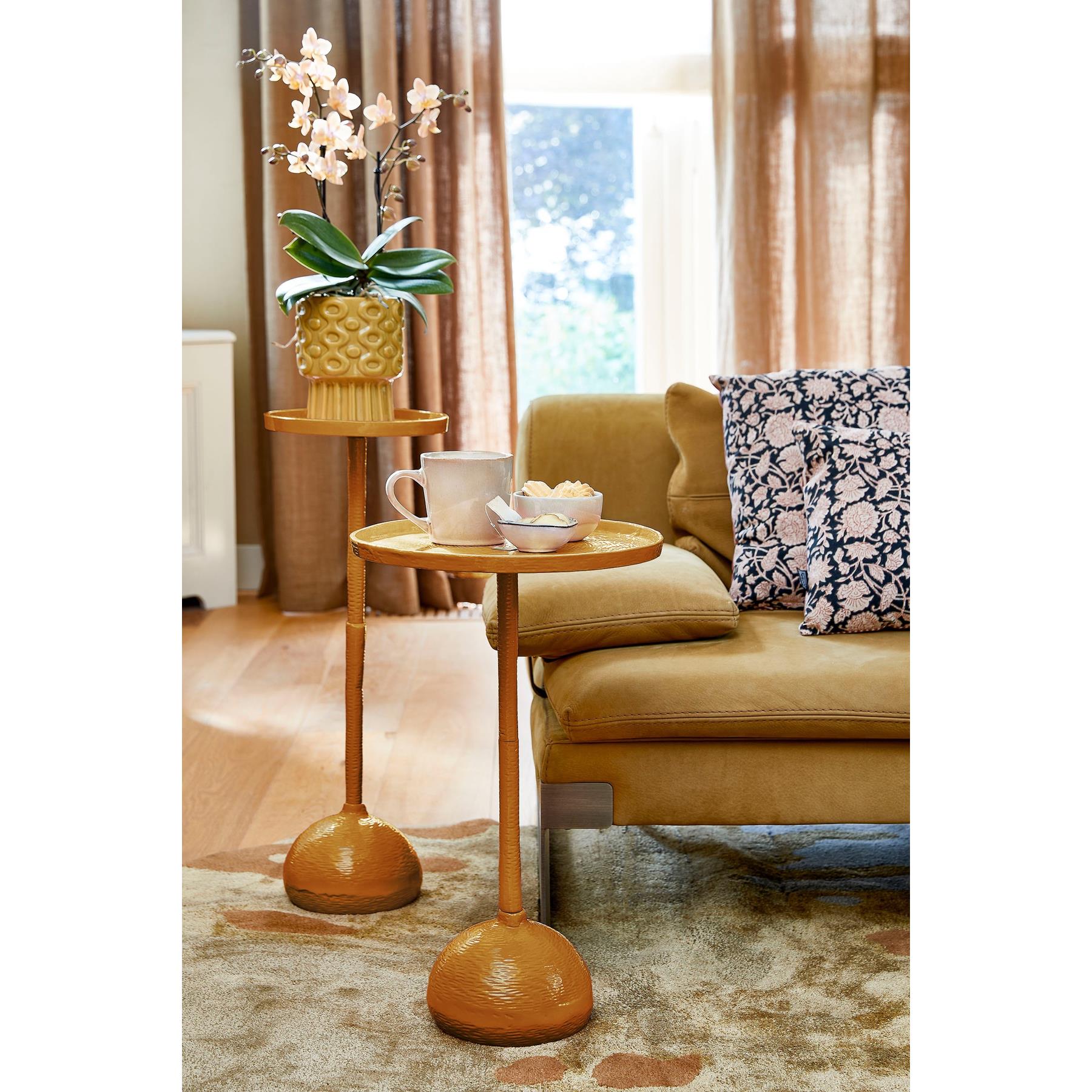 Mica Decorations Colin Bijzettafel - H58 x Ø34 cm - 100% FSC - Bruin