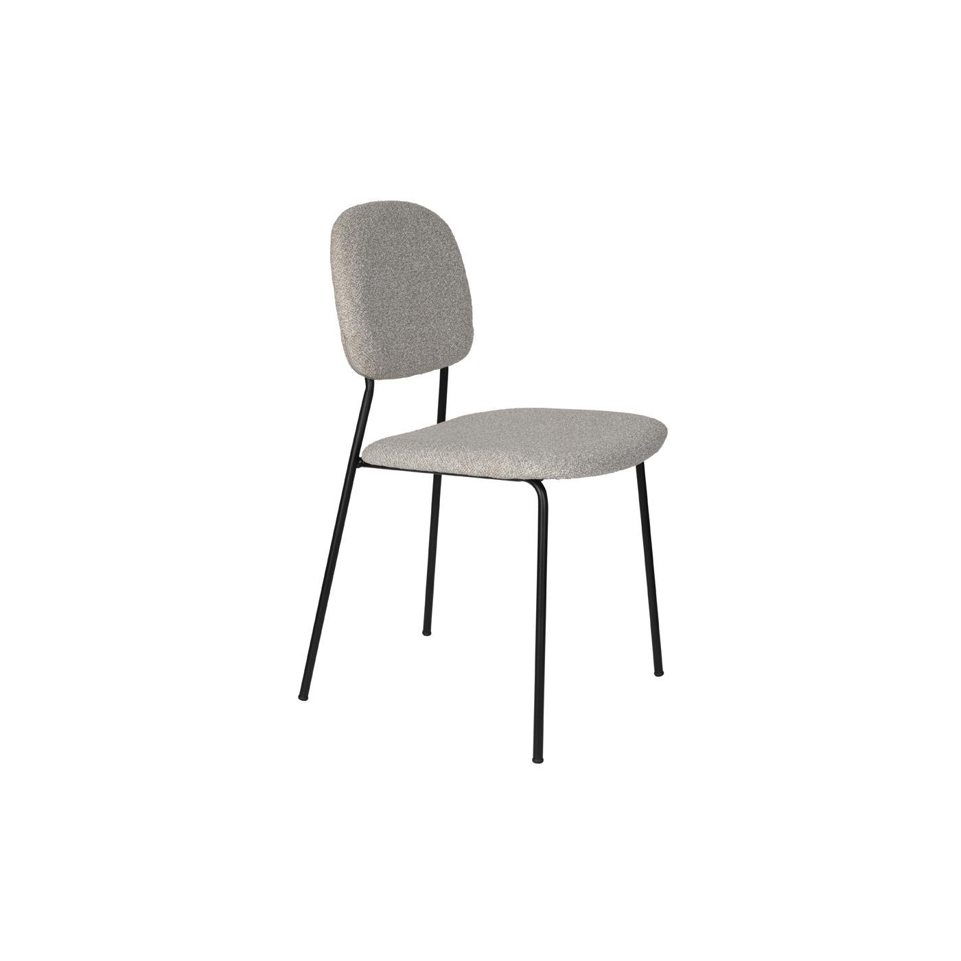 Giga Meubel - Eetkamerstoel Beige Stof - Roos - Set van 2