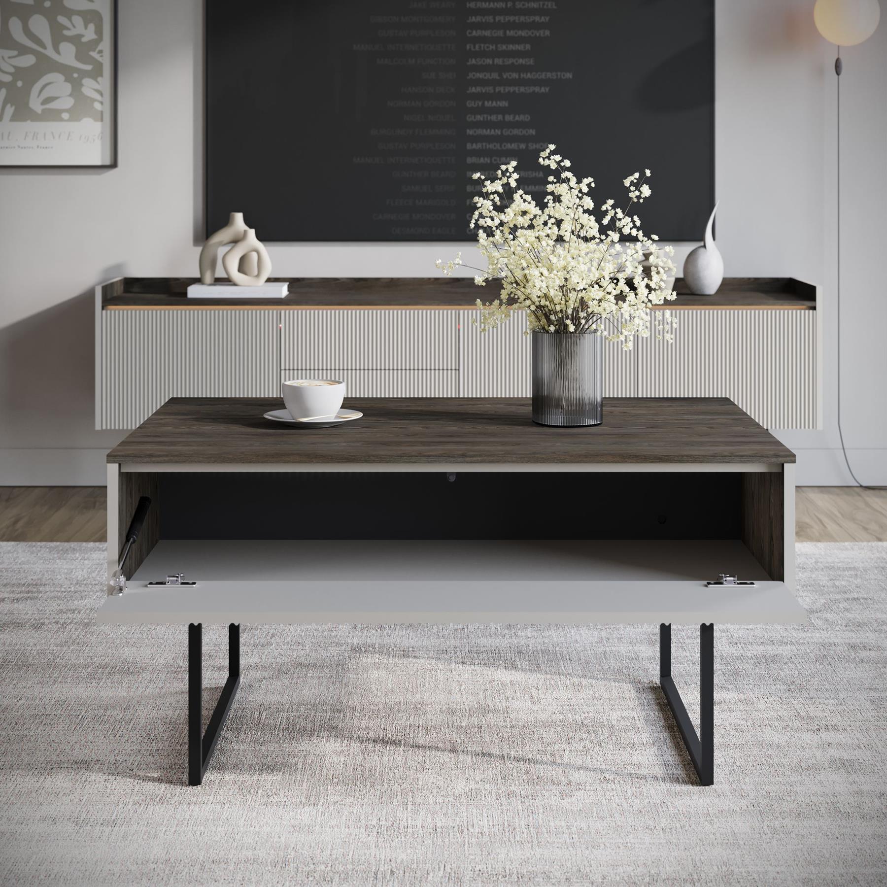 Meubella Salontafel Linq - Beige - 100 cm