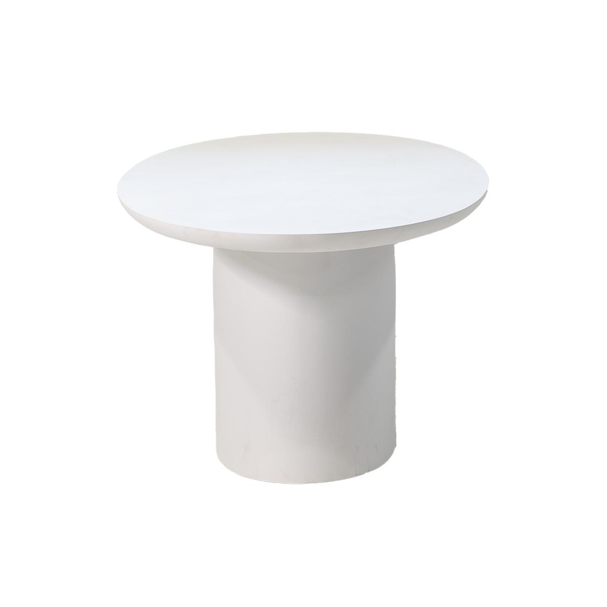 Giga Meubel - Eettafel Ovaal 240cm - Wit Betonlook - Myrna