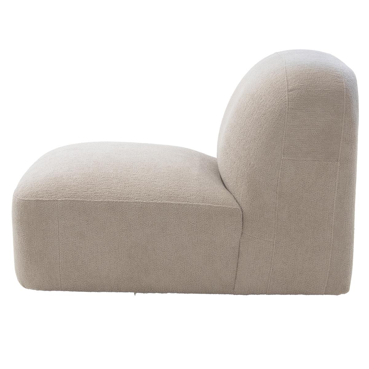 Giga Meubel - Loveseat Stof Taupe - Zitbreedte 76cm - Mary