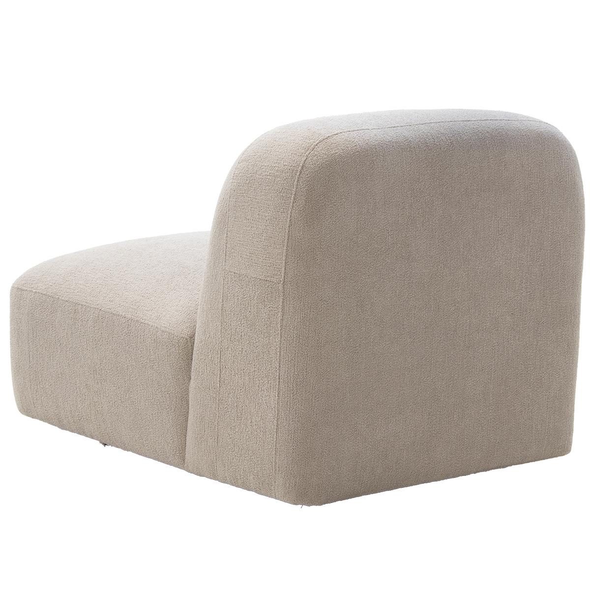 Giga Meubel - Loveseat Stof Taupe - Zitbreedte 76cm - Mary