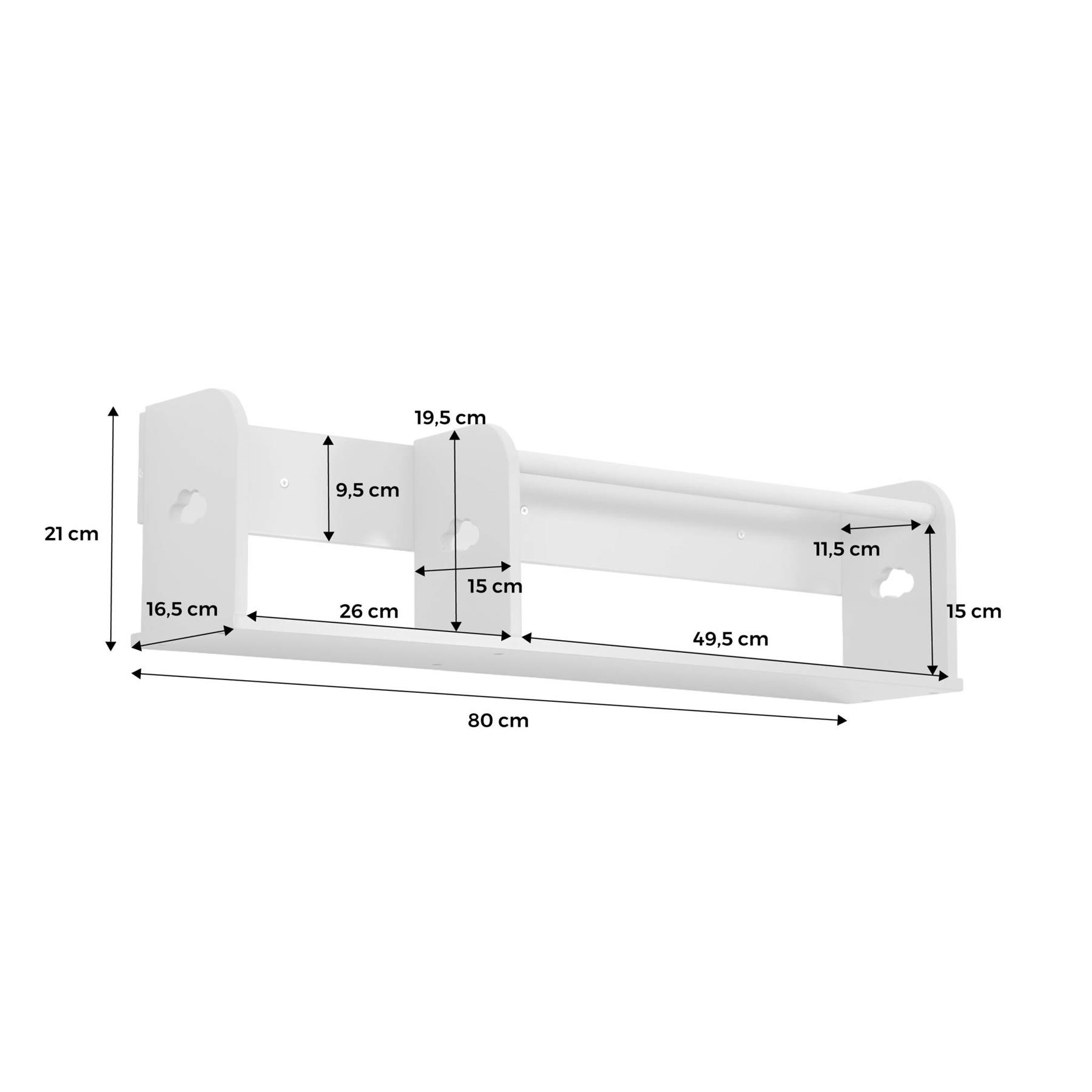 sweeek - Wandplank voor kinderkamer 80cm