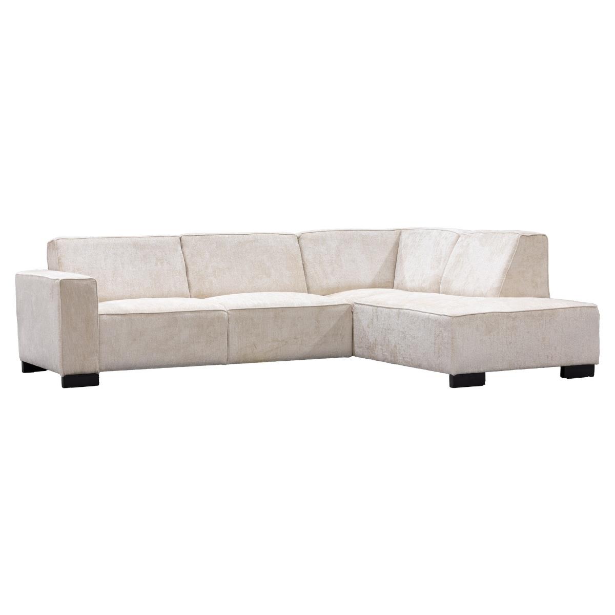 Giga Meubel - Hoekbank Beige - 3,5-Zits Rechts - 274x205x80cm - Napoli