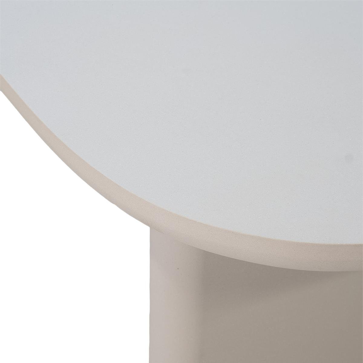 Giga Meubel - Eettafel Deens Ovaal 200cm - Beige Betonlook - Maya