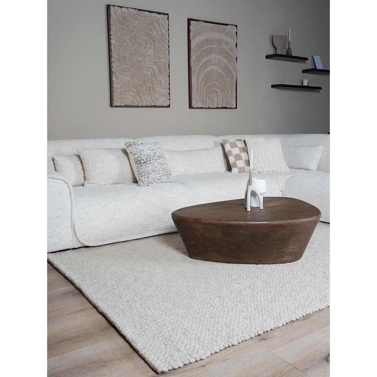 Veer Carpets - Vloerkleed Adige Sand - 160 x 230 cm