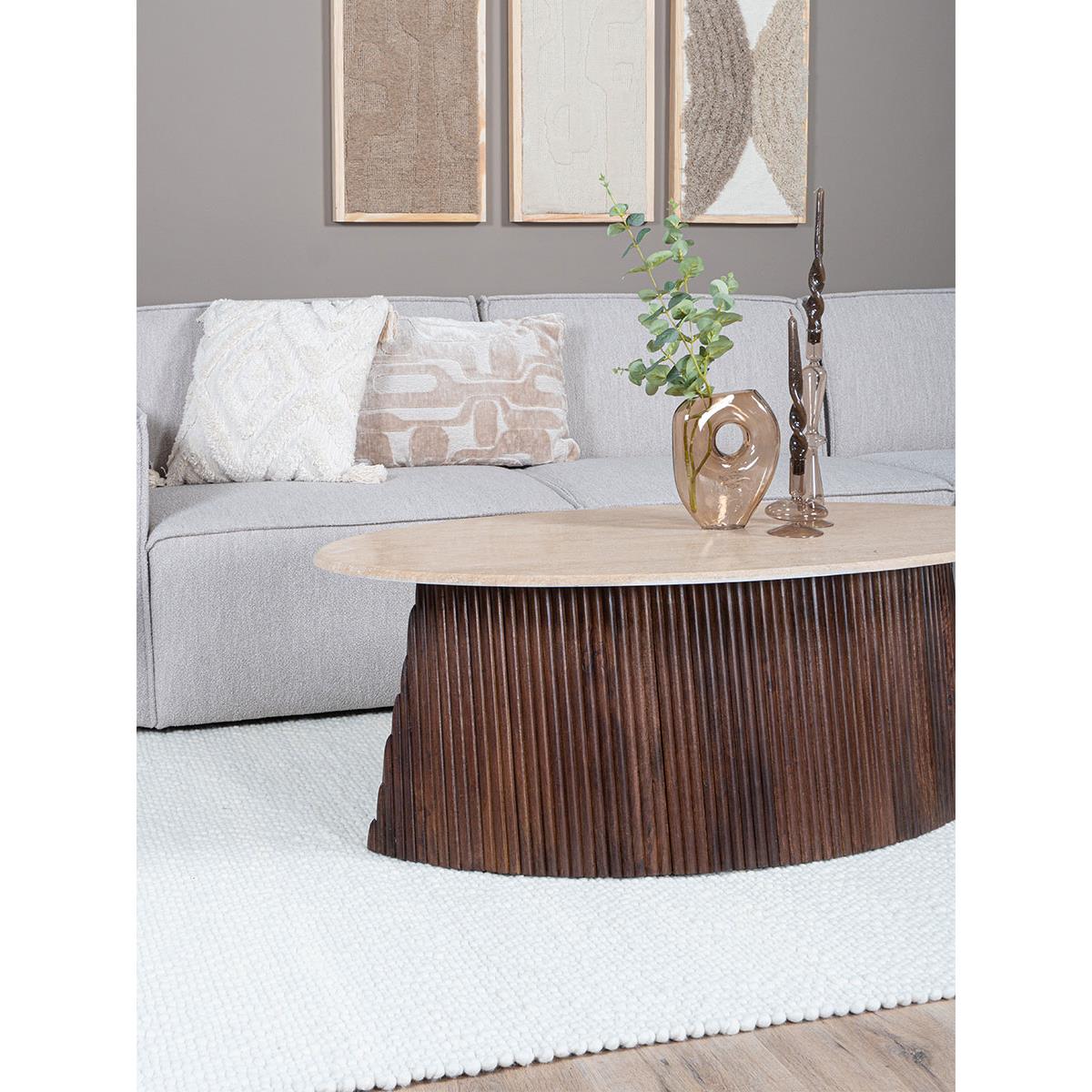 Veer Carpets - Vloerkleed Stone White 140 x 200 cm