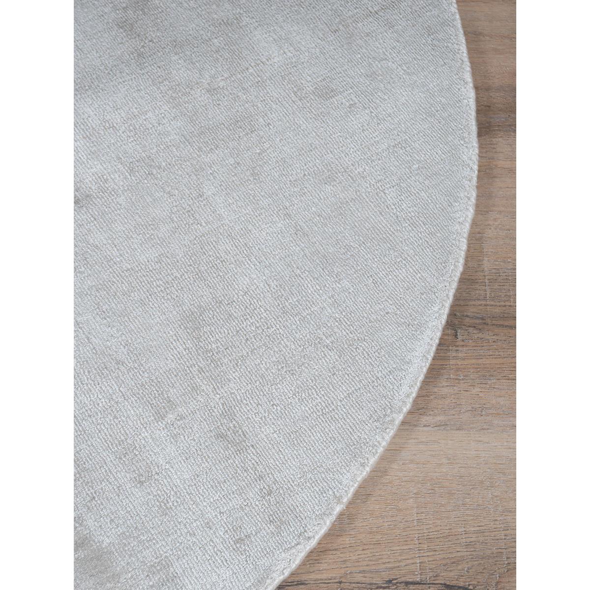 Veer Carpets - Vloerkleed Cos - Viscose Ivory Rond ø150 cm