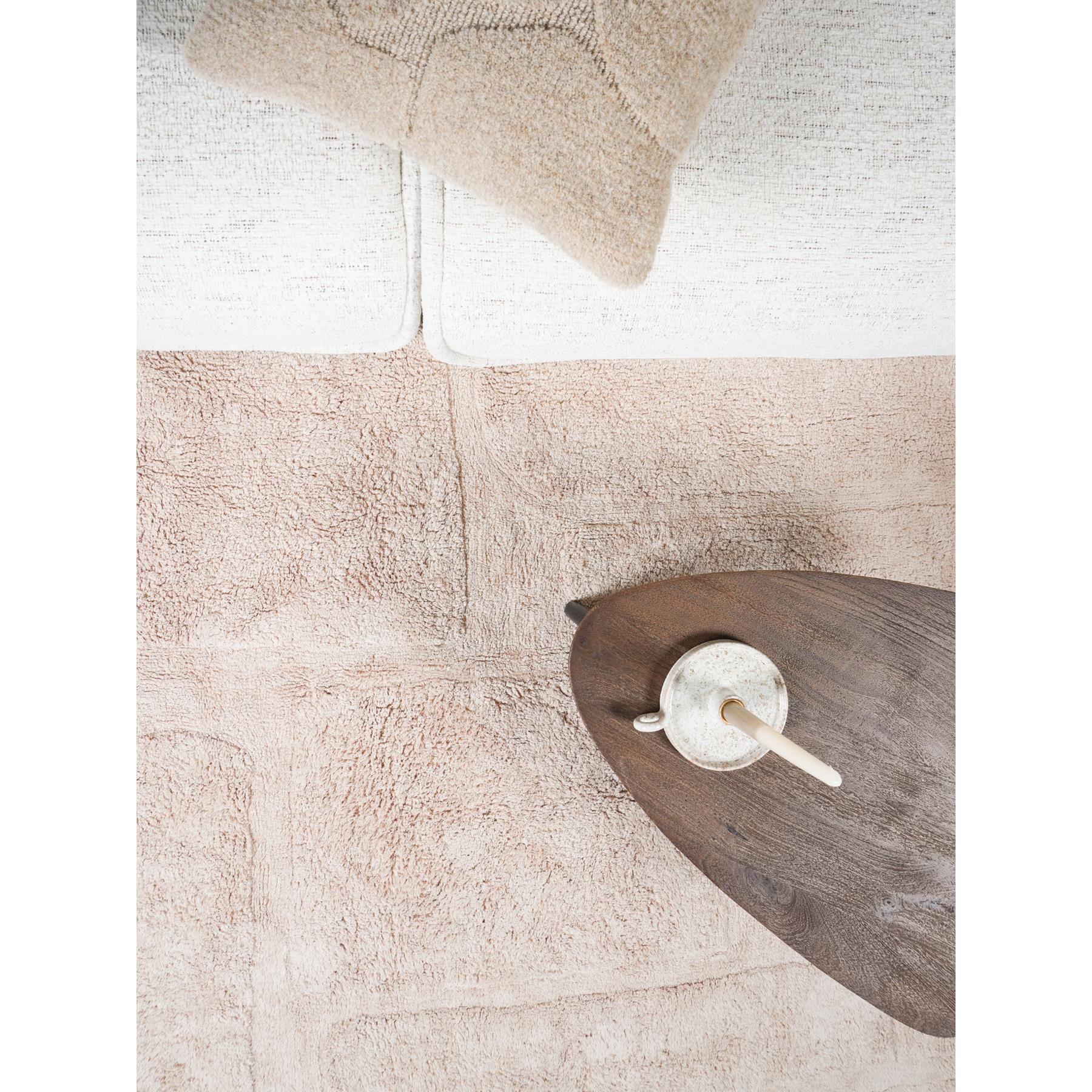 Veer Carpets - Wasbaar Vloerkleed Bibi - Beige 140 x 200 cm