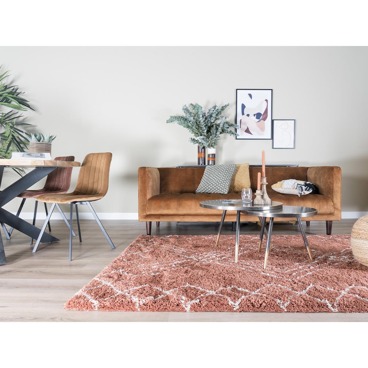 Veer Carpets - Vloerkleed Jim Terra 160 x 230 cm