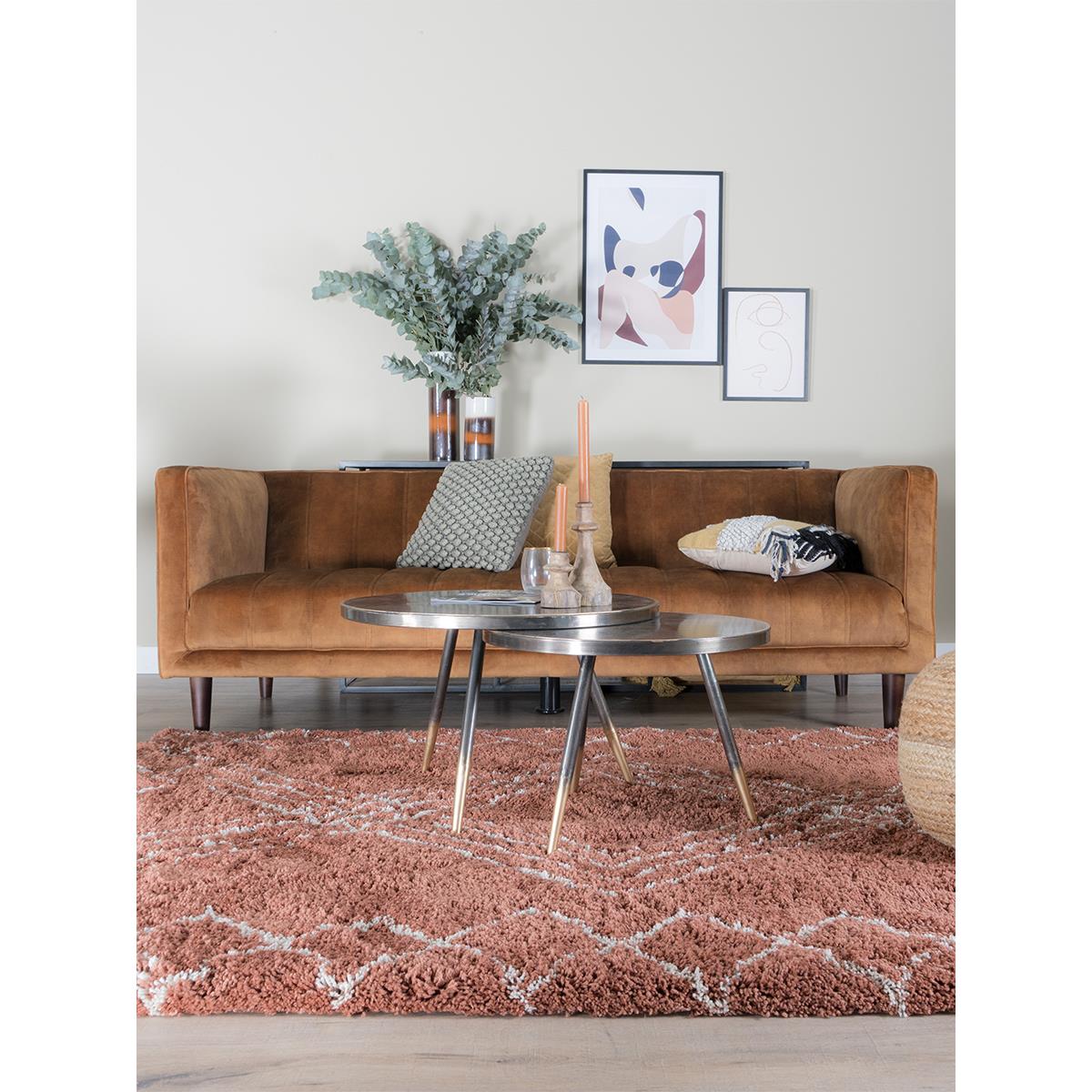 Veer Carpets - Vloerkleed Jim Terra 160 x 230 cm