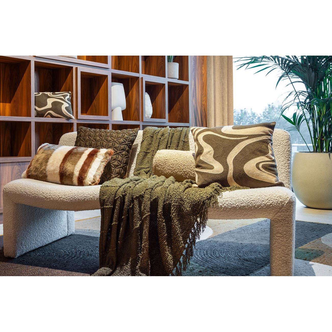 Dutch Decor plaid LANDO - 130x170 cm Military Olive
